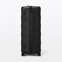 無印良品 バーを自由に調節できる ハードキャリーケース （105Ｌ） 黒 タテ77×ヨコ52×マチ29cm 良品計画