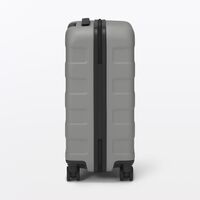 無印良品 バーを自由に調節できる ハードキャリーケース （36Ｌ） グレー タテ54×ヨコ37×マチ24cm 良品計画