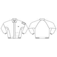 ミドリ安全 作業服 クリーンウェア IECセパレート型 ブルゾン VEYG260N上 ネイビー 5Lサイズ 3140005909 1点（直送品）