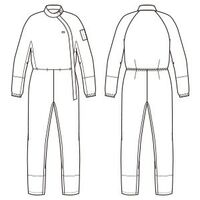 ミドリ安全 作業服 クリーンウェア つなぎ服 斜めファスナータイプ VEYG510N ネイビー 5Lサイズ 3148008709 1点（直送品）