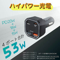 セイワ DC/USBパワープラグA2C2 車 充電 F-363 1個（直送品）