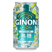 チューハイ GINON ジンソーダ 缶 350ml 6本