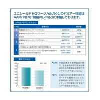 日昭産業 HQサージカルガウン 標準 3L 1セット(26枚×2箱入) 24504 1セット(52枚) 67-6646-44（直送品）
