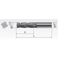 岡崎精工 超硬ミディアムスクエアエンドミル4枚刃 SED4M 10 1本（直送品）