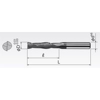 岡崎精工 超硬ロングスクエアエンドミル2枚刃 SED2L 14 1本（直送品）