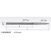 岡崎精工 ロング刃マシンリーマ LMR 8.5X150X240XMT1 1本（直送品）