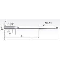 岡崎精工 超硬チャッキングリーマ(MTシャンク) BCCRT 24.5XMT3 1本（直送品）