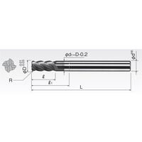 岡崎精工 剛力ラジアスエンドミル OKコート SCE4A 12X2.0R 1本（直送品）
