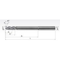 岡崎精工 超硬ロウ付パワフルリーマ(S軸) BCPR 15.4 1本（直送品）