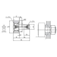 THK カムフォロア CF24-AB 1個（直送品）