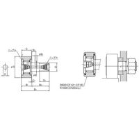 THK カムフォロア CF20UUR-AB 1個（直送品）