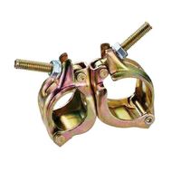 エスコ φ42.7/φ48.6mmxφ60.5mm サポートクランプ(自在 EA948TE-12 1セット(5個)（直送品）