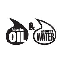 エスコ 362mmx45.7m 吸収マット(水・油/2ロール) EA929DM-33 1箱(2巻)（直送品）