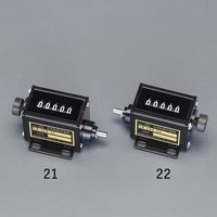 エスコ [5桁] レボリューション式カウンター(左軸 EA714CA-22 1セット(4個)（直送品）