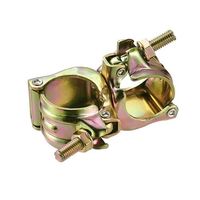 エスコ φ48.6mm 二連ハードクランプ(直交) EA948TE-5 1セット(10個)（直送品）