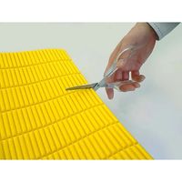 エスコ 1800x1200x9mm クッションマット(黄/粘着付) EA983FE-161 1枚（直送品）