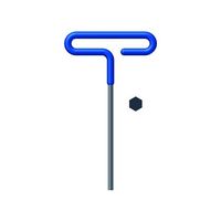 エスコ 4.0x305mm [Hexagon]T型レンチ EA573FB-4 1セット(10個:1個×10本)（直送品）