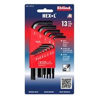 エスコ 0.05”ー3/8”/13本組 [Hexagon]キーレンチ EA573BE-30 1セット(4セット)（直送品）