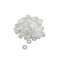 エスコ φ15x1.5mm 平ワッシャー(ポリエステル/100枚) EA576MR-81 1セット(1500枚:100枚×15パック)（直送品）