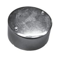 エスコ φ89x40mm 露出ボックス(ハブ無/丸型) EA940CS-40 1セット(5個)（直送品）