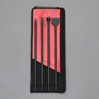 エスコ [4本組]10.2mm エアー用ロングチゼルセット EA159SD-132 1セット(1St)（直送品）