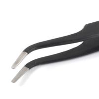 エスコ 2.0x120mm/2AB 精密用ピンセット(ステンレス製) EA595AK-161 1セット(10個)（直送品）