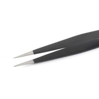 エスコ 0.25x120mm/ 3 精密用ピンセット(ステンレス製) EA595AK-162 1セット(10個)（直送品）