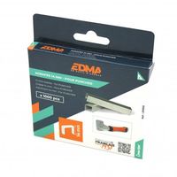 エスコ ハンマータッカー用ステープル(14mm/1000本 EA575AE-3 1セット(10000本:1000本×10パック)（直送品）