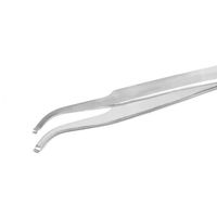 エスコ 115mm/532B 精密用ピンセット(ステンレス製) EA595AK-137 1セット(3個)（直送品）