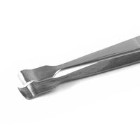 エスコ 120mm/ 572 精密用ピンセット(ステンレス製) EA595AK-139 1セット(3個)（直送品）