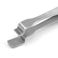 エスコ 120mm/200A WAFER用ピンセット(ステンレス製) EA595AK-153 1セット(3個)（直送品）