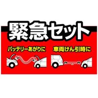 エスコ 自動車緊急セット(小・中型車用) EA982BT-110 1セット(1St)（直送品）