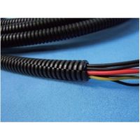 エスコ 19.0mmx 50m コルゲートチューブ(黒) EA944BV-719 1箱（直送品）