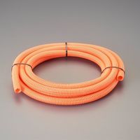 エスコ 10.0mmx 5m コルゲートチューブ(橙) EA944BV-210 1セット(10袋)（直送品）