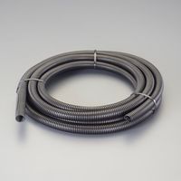 エスコ 7.0mmx 5m コルゲートチューブ(黒) EA944BV-507 1セット(10袋)（直送品）