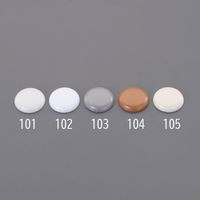 エスコ φ16x 3.7mm セットキャップ(白/10個) EA951C-102 1セット(400個:10個×40袋)（直送品）