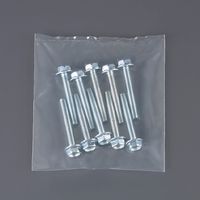 エスコ M6x 8mm フランジボルト2種(ユニクロ/10本) EA949ZE-61 1セット(300本:10本×30袋)（直送品）