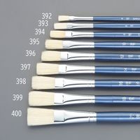 エスコ 18号 平筆(豚毛) EA109MK-399 1セット(15個:1個×15本)（直送品）