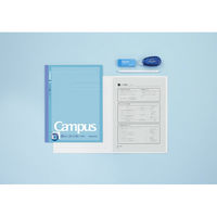 コクヨ キャンパスノート(プリント貼付用)(ドット入り罫線)B罫30枚 ノ-3HBT 1セット(15冊)