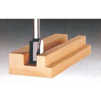 エスコ 6x12mm ルータービット(ストレート) EA828AB-6 1セット(10本)（直送品）