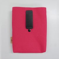 エスコ 110x145x 20mm マルチポーチ(レッド) EA927AG-131 1セット(5個)（直送品）