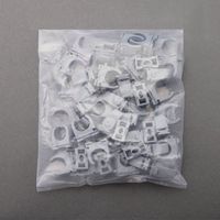 エスコ φ20mm パイプクリップ(50個) EA947FB-52 1セット(100個:50個×2袋)（直送品）