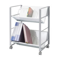 サンワサプライ ファイルワゴン(2段) WG-50N2 1台（直送品）