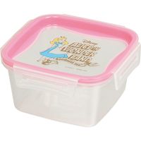 パール金属 保存容器 不思議の国のアリス 正方形 M 460ml プラスチック製 280499 1個（直送品）