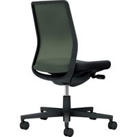 【組立設置込】コクヨ モネット 背メッシュ 肘無 ランバー無 背座ツートン ウレタンキャスター ディープ×グリーンブラック 1脚（直送品）