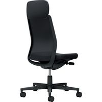 【組立設置込】コクヨ モネット 背メッシュ ショルダーサポート 肘無 ランバー無 背座同色 ウレタンキャスター ブラック 1脚（直送品）