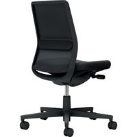 【組立設置込】コクヨ モネット 背メッシュ 肘無 ランバーブラック 背座同色 ナイロンキャスター ブラック 1脚（直送品）