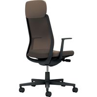 【組立設置込】コクヨ モネット 背メッシュ ショルダーサポート L型肘 ランバー無 背座同色 ナイロンキャスター BK×Dグレージュ 1脚（直送品）