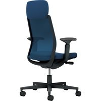 【組立設置込】コクヨ モネット 背メッシュ ショルダーサポート 可動肘 ランバー無 背座同色 ナイロンキャスター ブラック×ネイビー 1脚（直送品）