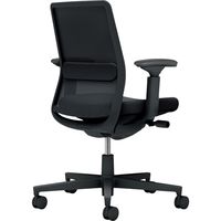 【組立設置込】コクヨ モネット 背メッシュ 可動肘 ランバーブラック 背座同色 ナイロンキャスター ブラック 1脚（直送品）